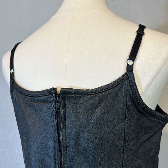Wilson leather women’s black top size L - Picture 4 of 10